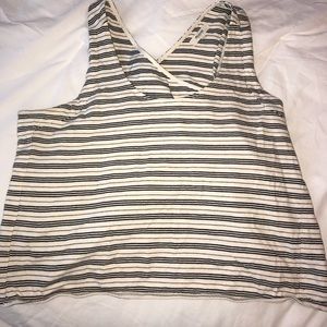 Madewell tank with open back